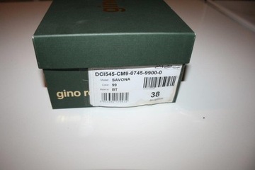 Nowe buty szpilki czarne skórzane 38 dł 24,5cm Gino Rossi +portfel