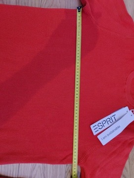 Esprit nowy sweter męski Rozm M bawełna kaszmir 