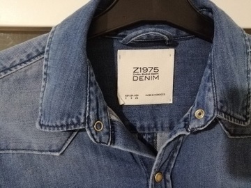 Zara damska koszula jeansowa S 