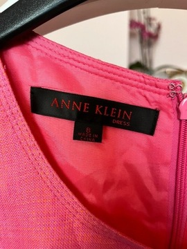 Piękna sukienka Anne Klein 100% Len / 100% Linen 