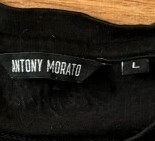 Czarna koszulka Antony MoratoT-shirt czarny