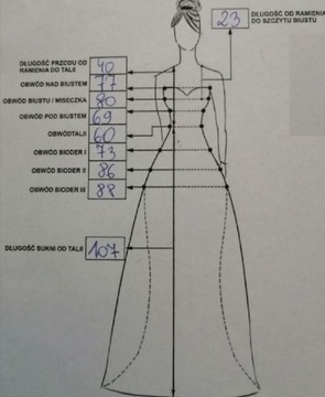 Suknia ślubna Agnes rybka rozm 34/36 kolor: biel