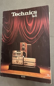 Katalog prospekt technics hi-fi 92/93