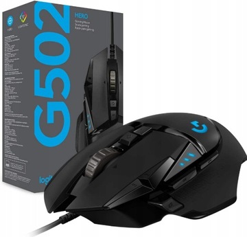 Mysz gamingowa Logitech G502 Hero Czarna OKAZJA