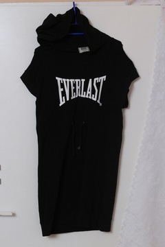 Everlast długa bluza z kapturem czarna black XL krótki rękaw