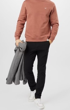 Męskie spodnie chino na co dzień i elegancko czarne Jack&Jones W30 L30