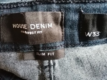 Krótkie Spodenki jeans męskie House rozm W33 