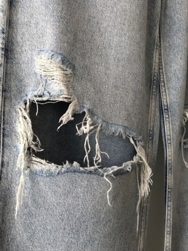 Spodnie damskie jeansowe H&M XL/42 Loose Straight
