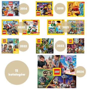 11 x katalogi LEGO katalog 2024