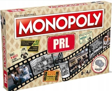 Gra planszowa MONOPOLY PRL Winning Moves  NOWA !!