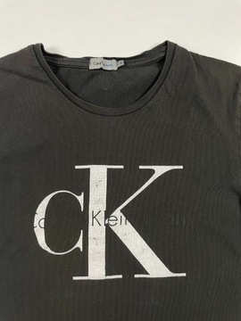 T-shirt Calvin Klein Jeans S szara