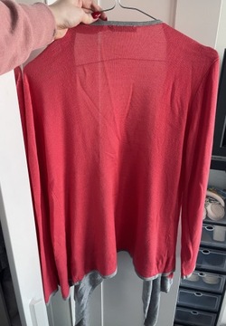 Różowy sweter kardigan monnari S/m dwukolorowy