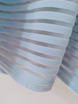Błękitna kloszowana spódnica midi S