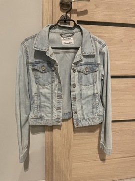 Kurtka jeansowa krótka Pull&Bear S denim katana