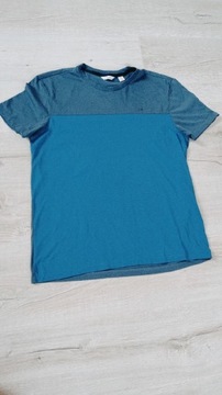 Niebieski t-shirt Calvin Klein L