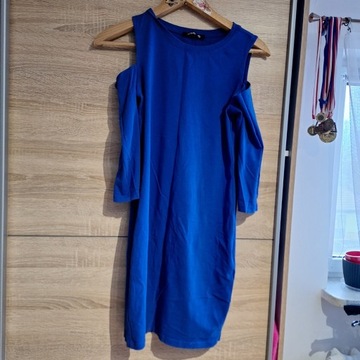 ŁADNA Elegancka sukienka Medicine Niebieska
