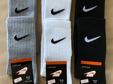 Zestaw długich skarpet Nike 6 par rozmiar 36-40 