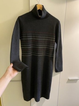 Burton sukienka dzianinowa długi sweter midi S M