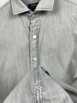 Gładka Koszula Polo Ralph Lauren - (Rozmiar M)
