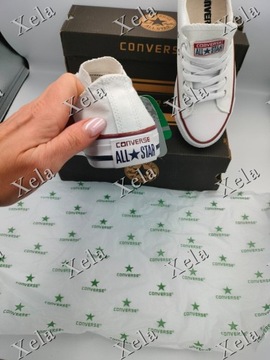 Promocja! Trampki Converse białe r.37