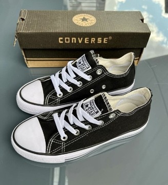 Promocja! Trampki Converse czarne r.39