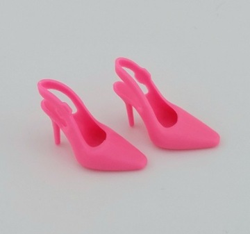 Buty dla lalki Barbie szpilki różowe
