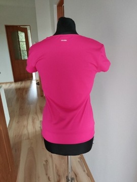Adidas damski t-shirt amarant róż 38 M L 