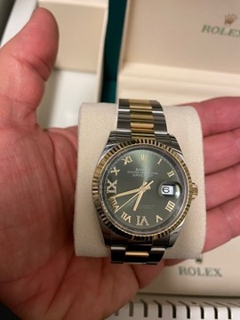 Rolex Datejust 36mm zielony z diamentami, 2022r.