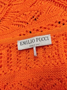 Emilio Pucci ażurowy tank top bluzka 