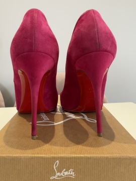 Christian Louboutin Pigalle Follies 38 pink różowe