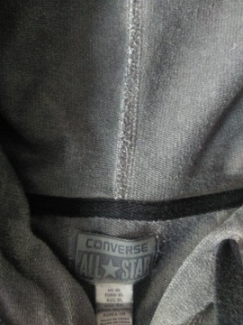 Bluza szara z kapturem Converse , rozmiar XL