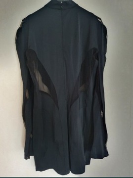 H&M x mugler nowa sukienka mini z siateczką