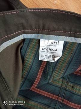 Nowe spodnie męskie firmy Lord khaki