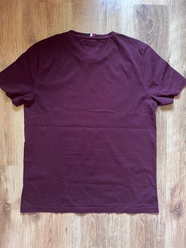 T-Shirt Koszulka Tommy Hilfiger MW0MW20948 Bordo L