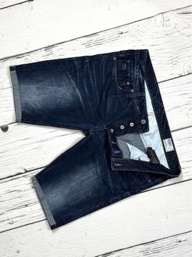 G-STAR RAW Szorty Jeansowe Męskie Logowane r. W38