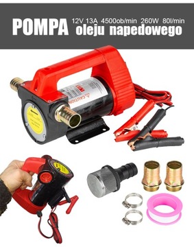 Pompa do Oleju DIESEL 12V 80L/min