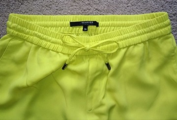 Reserved żółte cytrynowe neonowe spodnie j. NOWE