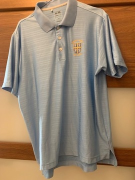 Adidas polo golf climacool błękitna L/XL DURHAM