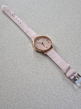Zegarek damski / różowy pasek / nowy 