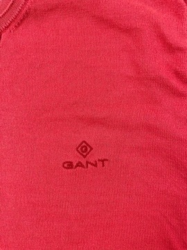 Sweter Gant Pima Cotton S czerwony