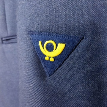 Wełniany mundur listonosza XXL vintage