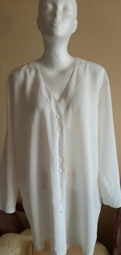 klasyczna biała bluzka, 56/58.