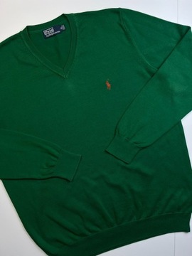 Męski Sweterek V Polo Ralph Lauren XL