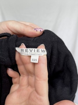 Czarna duża bluza oversize review xs/s