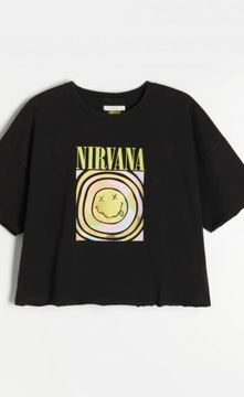 T-shirt z nadrukiem NIRVANA