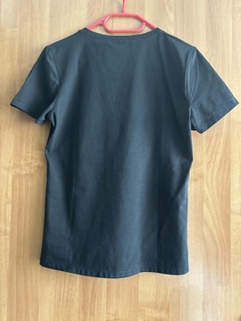Bluzka damska tshirt czarna, krótki rękaw, firma ebelieve 