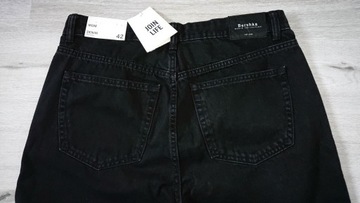 Damskie spodnie jeansowe  BERSHKA r.42