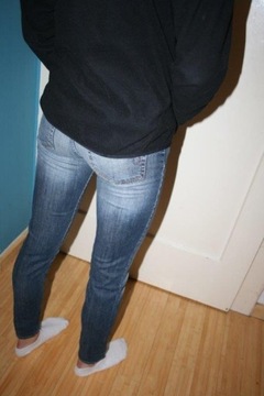 spodnie jeansy Calvin Klein Jeans size 29 rurki S/M