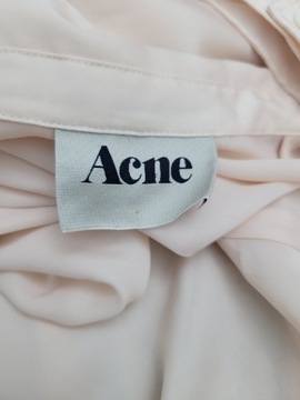 ACNE SUKIENKA PROSTY FASON PUDROWY RÓŻ 40 