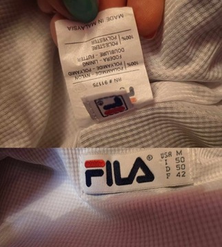 Y2k Fila kurtka przejściowa Vintage XL 